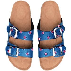 Chicago Cubs Women's Mini Print Double Buckle Sandal 5/6